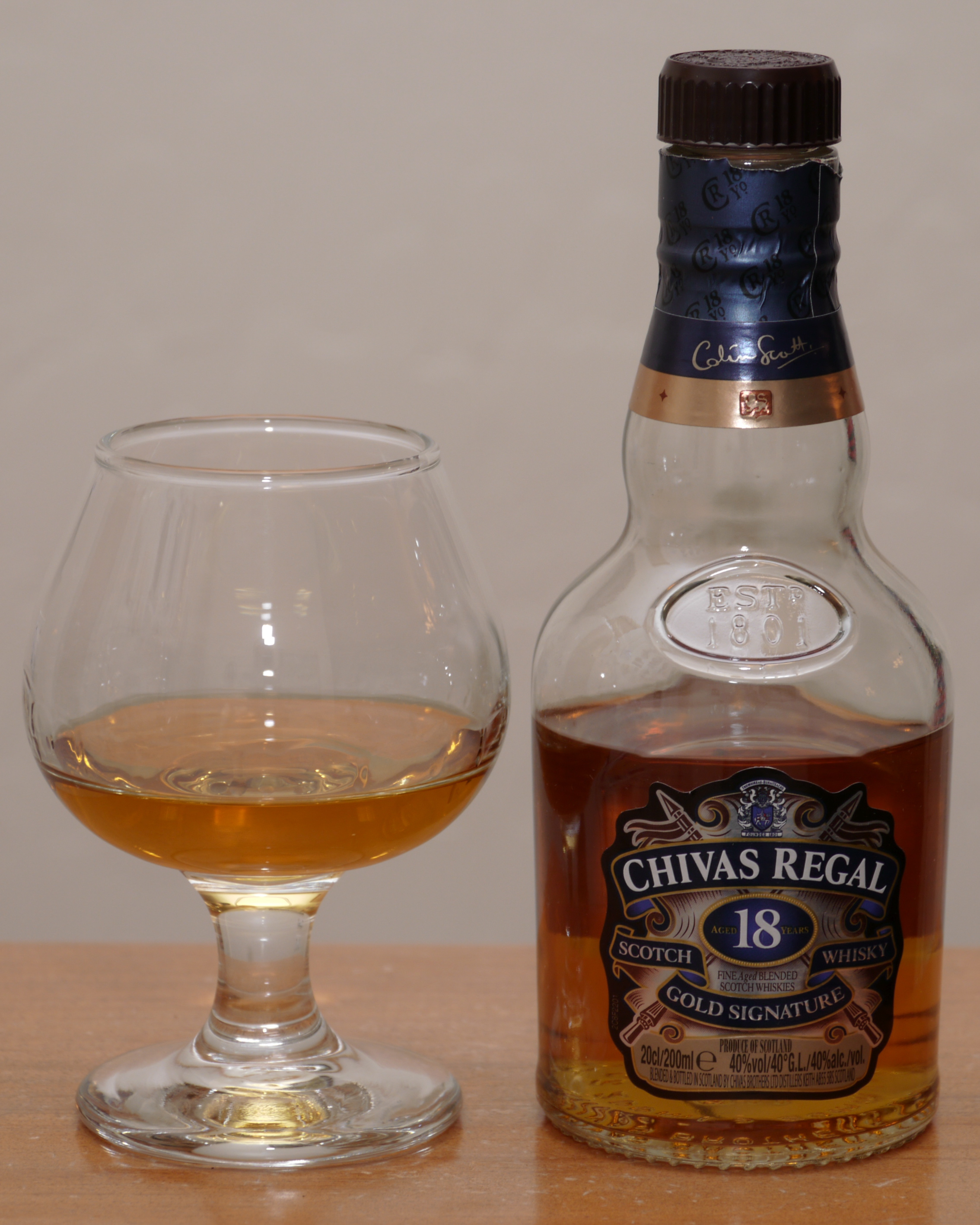 On the take with Chivas Regal 18 | Scotch Hobbyist's Blog